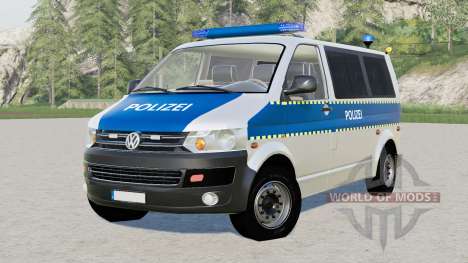 Volkswagen Transporter Kombi (T5) Polizei pour Farming Simulator 2017