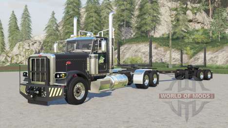 Peterbilt 389 logging truck für Farming Simulator 2017