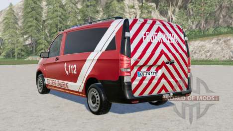 Mercedes-Benz Vito Kastenwagen (W447) Feuerwehr für Farming Simulator 2017