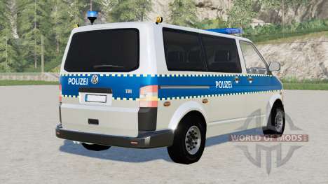 Volkswagen Transporter Kombi (T5) Polizei pour Farming Simulator 2017