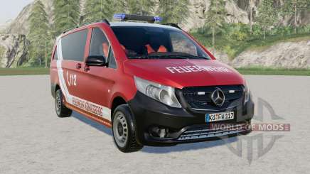 Mercedes-Benz Vito Kastenwagen (W447) Feuerwehr pour Farming Simulator 2017