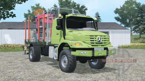 Mercedes-Benz Zetros 1833 A timber truck für Farming Simulator 2015