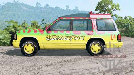 Gavril Roamer Tour Car Jurassic Park v4.2 für BeamNG Drive