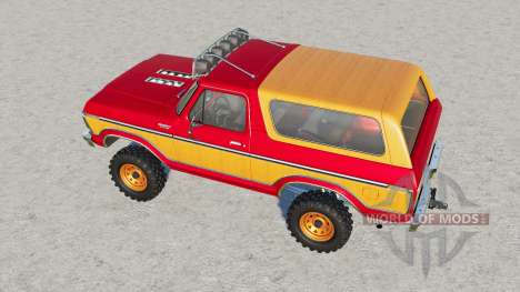 Ford Bronco Custom Wagon (U150) 1978 pour Farming Simulator 2017