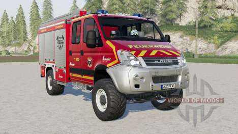 Iveco Daily 4x4 Crew Cab Feuerwehr für Farming Simulator 2017