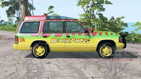 Gavril Roamer Tour Car Jurassic Park v4.2 pour BeamNG Drive