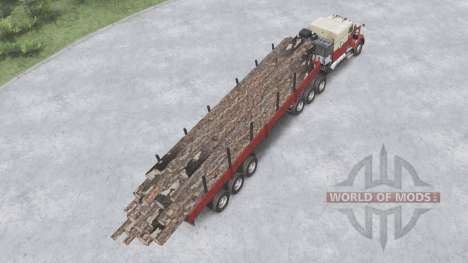 Kenworth T800 8x8 Chassis Cab pour Spin Tires