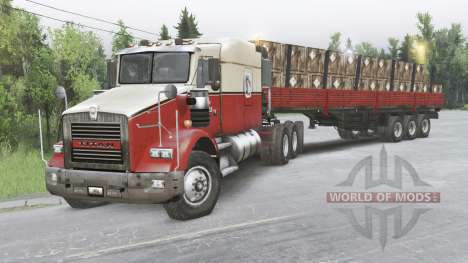 Kenworth T800 8x8 Chassis Cab für Spin Tires