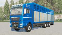 MAN TGX Livestock Truck increased load capacity pour Farming Simulator 2017