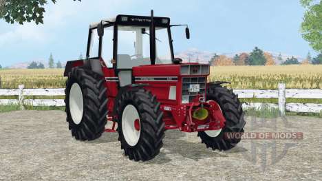 International 1455 A added wheels für Farming Simulator 2015