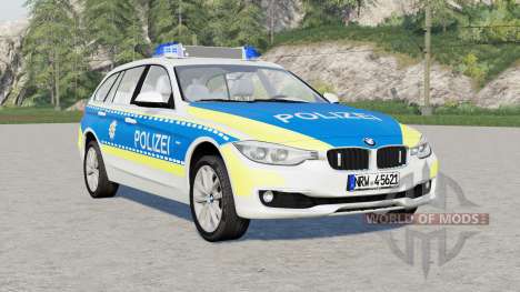 BMW 318d Touring Polizei FuStW (F31) 2015 pour Farming Simulator 2017