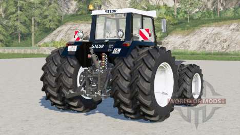 Steyr 8100 Turbo〡 différentes tailles de pneus pour Farming Simulator 2017