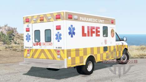 Gavril H-Series Life EMS Ambulance v2.0 pour BeamNG Drive