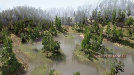 Collines forestières pour Spintires MudRunner