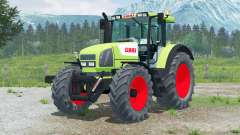 Claas Ares 826 RZ〡yellow vert pour Farming Simulator 2013