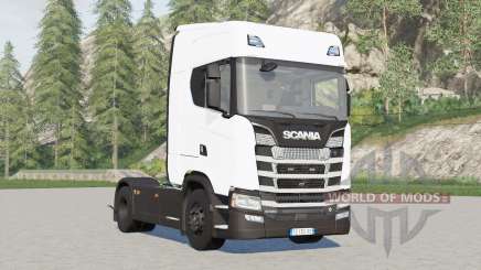 Scania S580 4x4 Highline〡 pour tirer semi-remorque pour Farming Simulator 2017