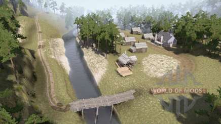 Village au bord de la rivière pour MudRunner
