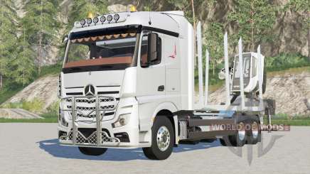 Mercedes-Benz Actros Timber Truck pour Farming Simulator 2017
