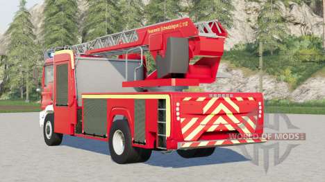 MAN TGM Fireman Ladder Truck für Farming Simulator 2017