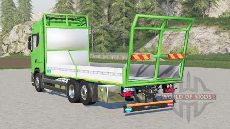 Scania S-Serie〡Plattform für Ballen v1.3.0.3 für Farming Simulator 2017