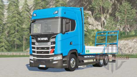 Scania Série S Highline〡platforme pour balle v1. pour Farming Simulator 2017