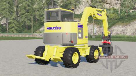 Komatsu PW 98 für Farming Simulator 2017