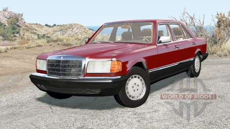 Mercedes-Benz 560 SEL (W126) 1985 pour BeamNG Drive