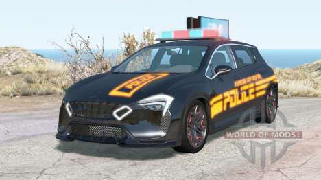Cherrier Vivace Cyberpunk Police pour BeamNG Drive