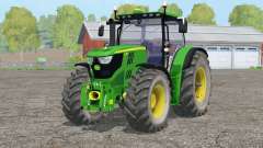 John Deere 6170R〡animierte Hydraulik für Farming Simulator 2015