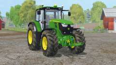 John Deere 6170M〡beweglicher Heckbefestigungsgerät für Farming Simulator 2015