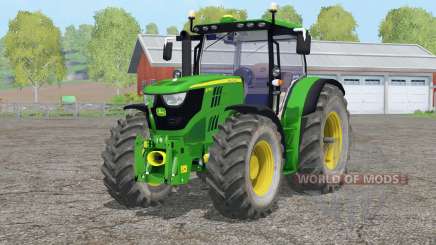 John Deere 6170R〡animierte Hydraulik für Farming Simulator 2015