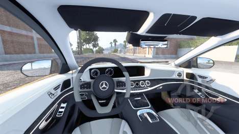 Mercedes-Benz S 400 d Lang AMG Line (V222) v4.0 für American Truck Simulator