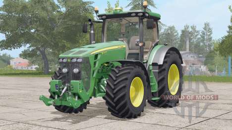 John Deere série 8R〡 puissance du moteur modifié pour Farming Simulator 2017
