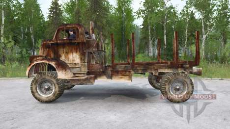 Chevrolet COE Timber Truck für Spintires MudRunner