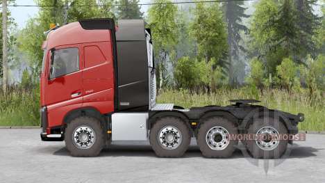 Volvo FH16 750 8x8 tractor Globetrotter cab pour Spin Tires