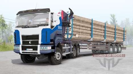 Sisu C600 Timber Truck v1.2 für Spin Tires