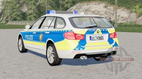 BMW 318d Touring Polizei Schleswig-Holstein für Farming Simulator 2017