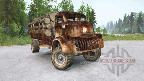 Chevrolet COE Timber Truck für Spintires MudRunner