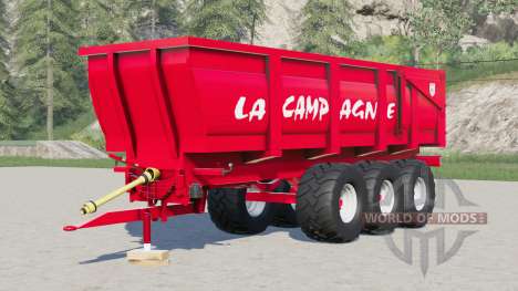 La Campagne three-axle dump trailer pour Farming Simulator 2017