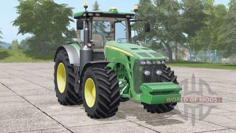 John Deere série 8R 〡nouvelle texture de pneu Mi pour Farming Simulator 2017