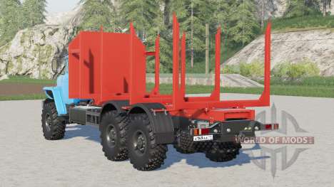 Ural-4320-60 timber truck〡autoload pour Farming Simulator 2017