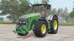 John Deere série 8R〡 puissance du moteur modifié pour Farming Simulator 2017