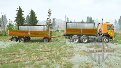 Volvo FMX 500 6x6 tractor Day Cab v2.0 pour Spintires MudRunner
