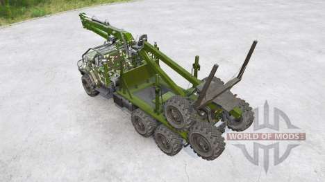 Ural Next camion en bois avec manipulateur pour Spintires MudRunner