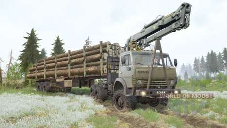 KAMAZ-4310〡 ont diverses animations pour Spintires MudRunner