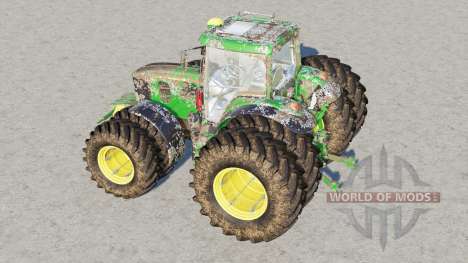 John Deere 7030 Premium〡 roues double pour Farming Simulator 2017
