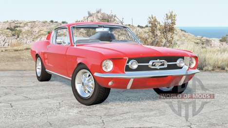 Ford Mustang GT-A Fastback 1967 für BeamNG Drive