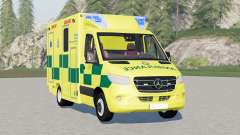 Mercedes-Benz Sprinter UK Ambulance pour Farming Simulator 2017