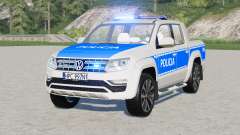 Volkswagen Amarok Doppelkabine Aventura 2016〡radiowoz policyjny für Farming Simulator 2017