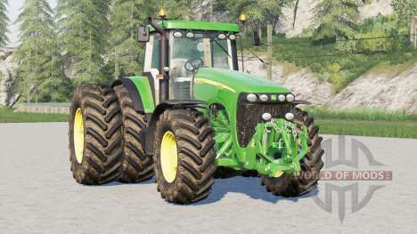 John Deere série 8020 〡various essieux montés pour Farming Simulator 2017